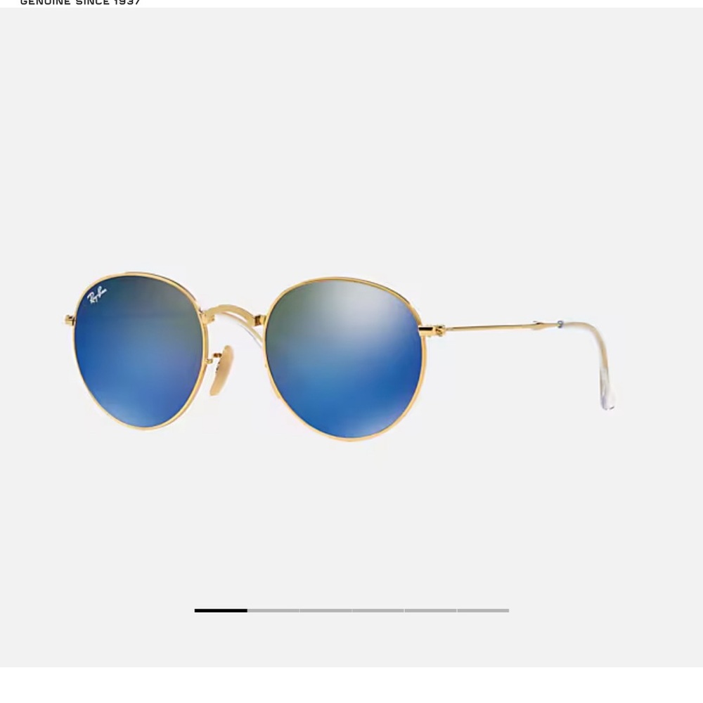 Ray Bans ROUND METAL FOLDING Blue